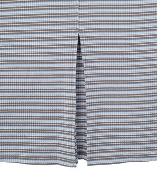 Green Parks ヘンリーネックワンピース Border Blue