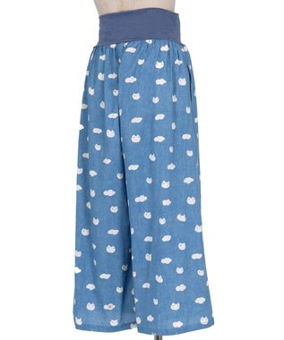 tsumori chisato SLEEP ツモリチサト ボトムス 綿100%(本体) 8分丈 レディース UOT220 /ワコール ブルー