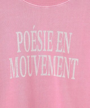 ANY ピグメントロゴスウェット ピンク