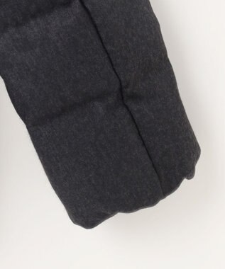 組曲 S ライトタフタショートダウンコート チャコールグレーツイード系5