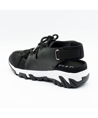 APOM レースアップスニーカーサンダル ブラック