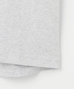 JOSEPH ABBOUD 【滑らかな肌触り】ダイヤロゴバックプリント Tシャツ ライトグレー系