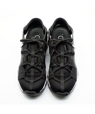 APOM レースアップスニーカーサンダル ブラック