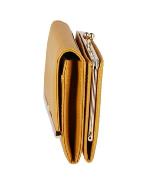 tsumori chisato CARRY プットオンネコ　がま口　長財布　かぶせ イエロー