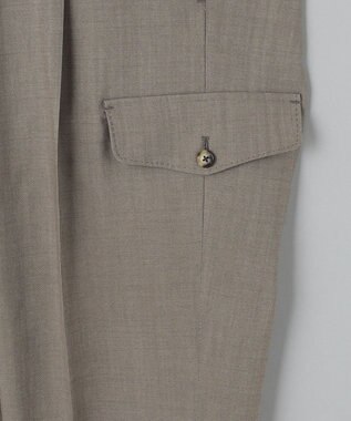 GOTAIRIKU ウォッシャブル ドレスカーゴパンツ ベージュ系