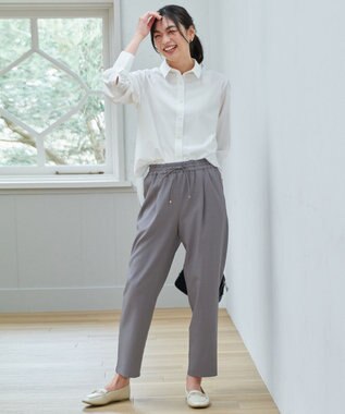 ANY エニィファンクションシャツブラウス ホワイト