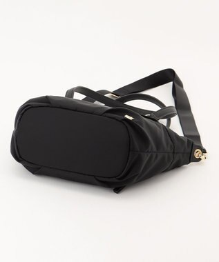 LA BAGAGERIE ウォータープルーフナイロン　2WAYハンドバッグ ブラック