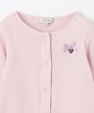 ANY KIDS 接触冷感 UVケア カーディガン ラベンダー