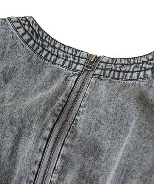 Green Parks ■ＥＳＣＡＲ　シャーリングデニムオールインワン Gray