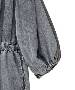 Green Parks ■ＥＳＣＡＲ　シャーリングデニムオールインワン Gray