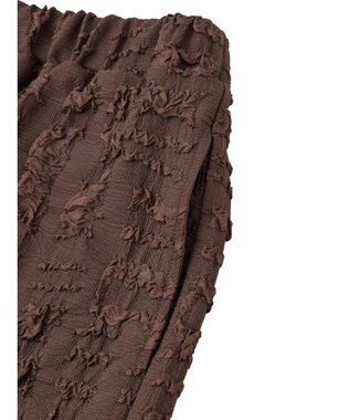 Green Parks ・ＳＵＧＡＲ　ＳＰＯＯＮジャカードチェックナロースカート Brown