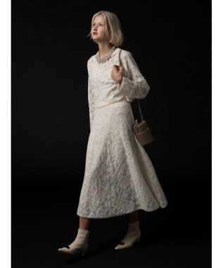 Te chichi 起毛レースニットスカート（セットアップ可）《2025winter catalog item》