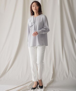 BEIGE， LUIZA / クロップドパンツ White