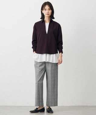 J.PRESS LADIES 【3way】3連パール ネックレス シルバー系
