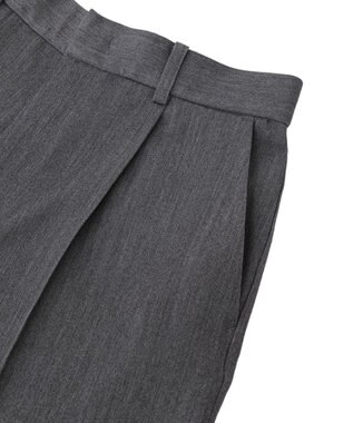 AMERICAN HOLIC イージーケアタックハーフパンツ Gray Mixture