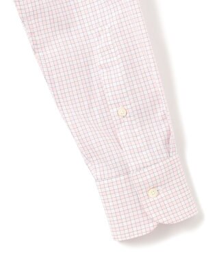 J.PRESS MEN 【PREMIUM PLEATS / 形態安定】スーピマコットンファンシーチェック ドレスシャツ / B.D. ピンク系3