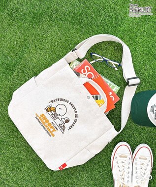 ROOTOTE 8467【ルートート】スヌーピー IP.ミディアム.2way.ピーナッツ-0X 01：オートミール