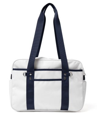 WEGO 【SCHOOLITEM】カラフルスクールバッグ ホワイト