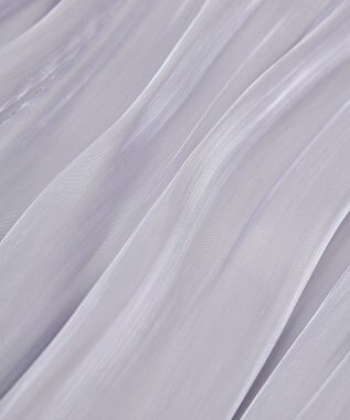 Green Parks シャイニーサテンセルフプリーツギャザーフレアスカート Gray