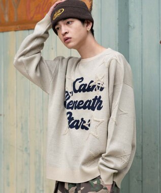 WEGO 【ユニセックス着用ITEM】パイルジャガードプルオーバー ホワイト