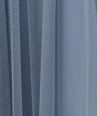 組曲 【飯豊まりえさん着用・Oggi12月号掲載】ギャザーチュール スカート ブルー系（ダスティブルー×ダスティブルー）