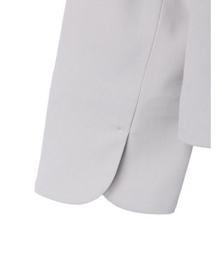 Green Parks ｅｆ－ｄｅ　ストレッチツイルカラーレスジャケット Gray Beige