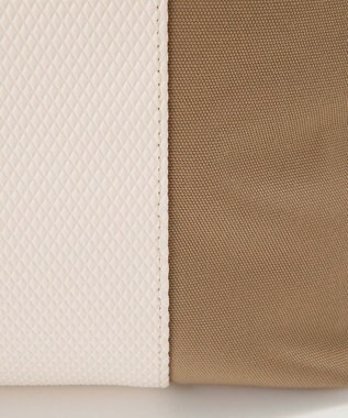 TOPKAPI 【Breath TOPKAPI】RHOMBUS ランバス ナイロン コンビ ミニ ショルダーバッグ ベージュ