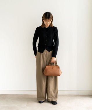 Atelier nuu 日本製 parcel mist ミニダレス ショルダーバッグ キャメル