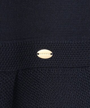 TOCCA 【WEB限定・鈴木ゆうかさん着用】HONEYCOMB MESH KNIT ニットドレス ネイビー系