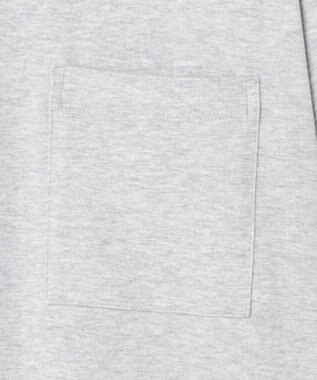 JOSEPH ABBOUD 【滑らかな肌触り】ダイヤロゴバックプリント Tシャツ ライトグレー系