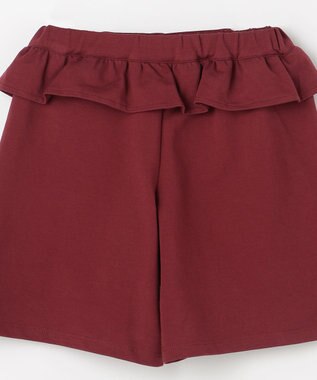 組曲 KIDS 【110-140㎝】ソフトストレッチ ショートパンツ ボルドー