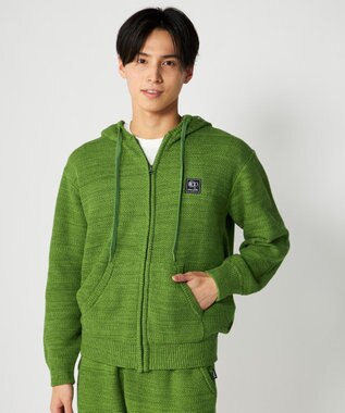 OP／FILA 【Ocean Pacific】ラーベンニットパーカ グリーン