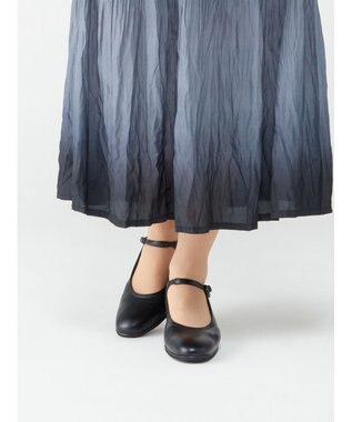 ASICS WALKING ペダラウォーキングシューズ 2E ヒール高4.5cm ブラック系