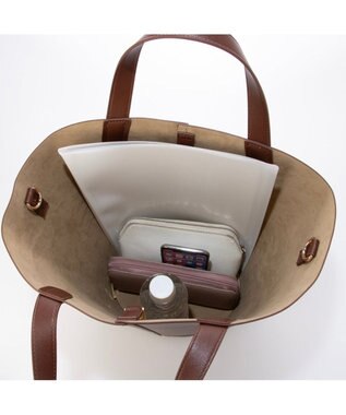 UNBILLION カシュカシュ cachecache / 縦型2wayバケツトート ブラウン