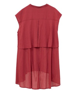 CRAFT STANDARD BOUTIQUE ヴィンテージボイルバックデザインブラウス Red