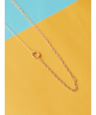 AMERICAN HOLIC ラウンドチェーンピッチネックレス Gold