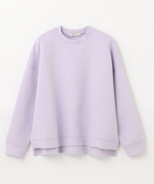 ANY 【洗濯機可】ライトウェイトクルーネックプルオーバー ラベンダー