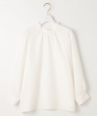 ANY SIS S 【洗える】プチフリル ブラウス オフホワイト