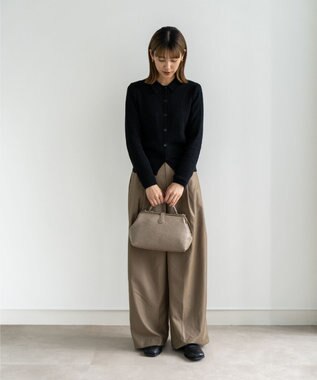 Atelier nuu 日本製 parcel mist ミニダレス ショルダーバッグ グレージュ