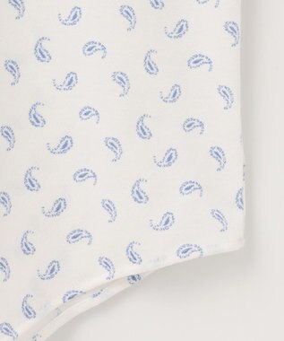 JOSEPH ABBOUD 【イージーケア】 ジャージーペイズリープリントシャツ サックスブルー系5