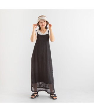 林八百吉商店 un chapeau  リネンブレードハット モカ