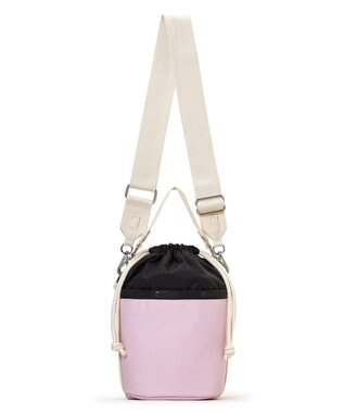 LeSportsac SM DRAWSTRING BUCKET/ライラックグレー/サンドバーコード ライラックグレー/サンドバーコード