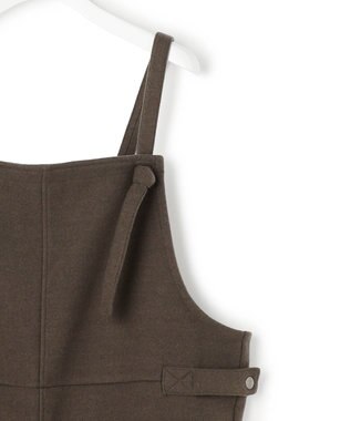 J.PRESS YORK STREET 【WOMEN】ウールライクジャージー オーバーオール ブラウン系