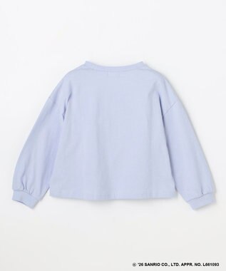 ANY KIDS 【シナモロール×ANY KIDS】アップリケ 長袖Tシャツ サックスブルー