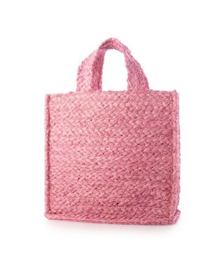 UNBILLION カカトゥ kakatoo / ラフィアスクエアトートバッグ ピンク