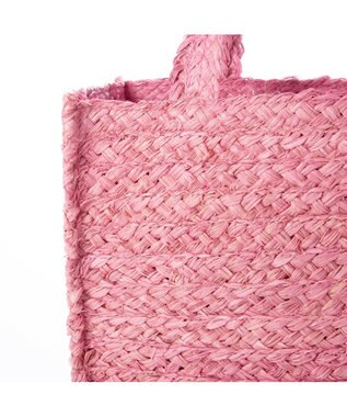 UNBILLION カカトゥ kakatoo / ラフィアスクエアトートバッグ ピンク