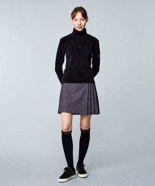 23区GOLF 【WOMEN】【ストレッチ】星柄プリント スカート ブラック系5