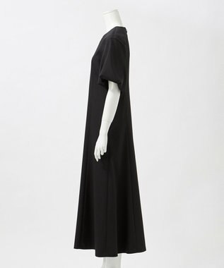 23区 【エステータ】ライトダブルクロス ワンピース ブラック