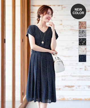 洗える 程良い透け感のシフォン花柄フレンチワンピース Tiaclasse ファッション通販 公式通販 オンワード クローゼット 洗える 程良い透け感のシフォン花柄フレンチワンピース Tiaclasse ファッション通販 公式通販 オンワード クローゼット