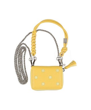 UNBILLION ペルケ perche / ドット刺繍ジャバラチャームウォレットショルダー